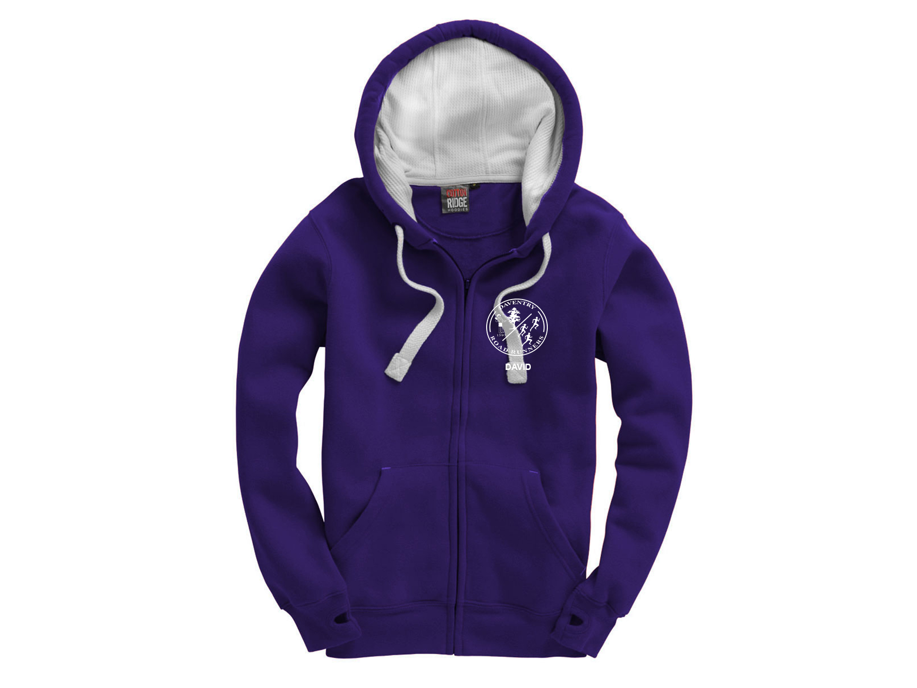 DRR Purple Zipped Hoodie