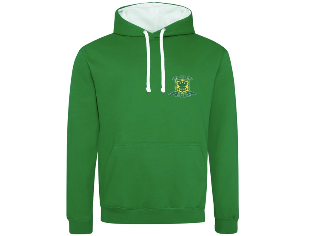 JH003 Overstone Park Contrast Hoodie