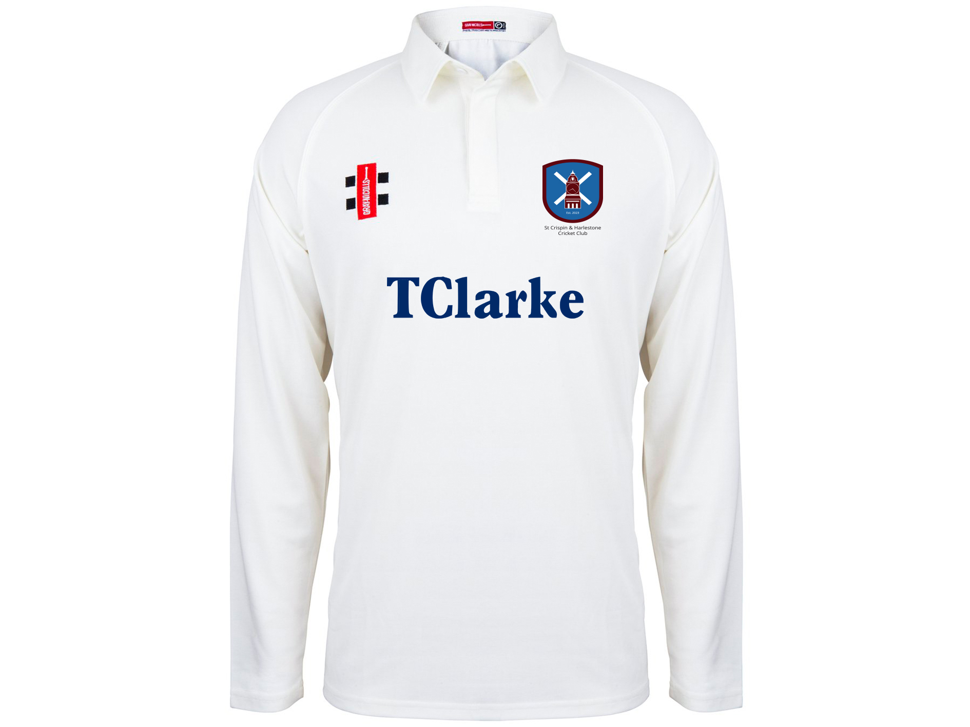 SCHCC Whites - Long Sleeve Cricket Shirt