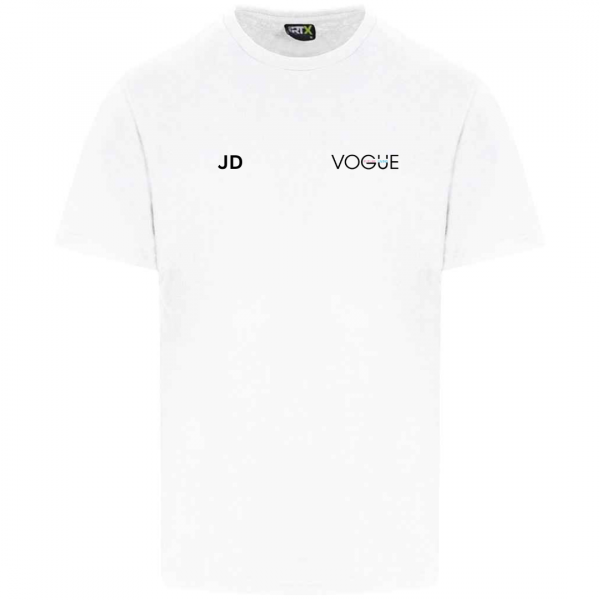 The Cube Vogue T-Shirt (White) - With Initials