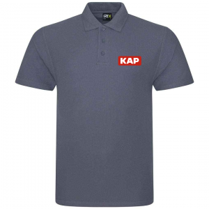 RX101 KAP Solid Grey Polo Shirt