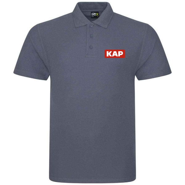 RX101 KAP Solid Grey Polo Shirt