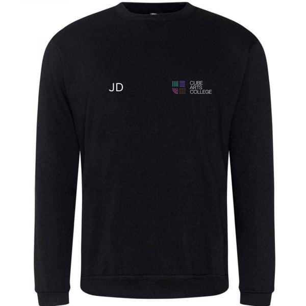 RX301 The Cube Art Collage Sweatshirt - With Initials