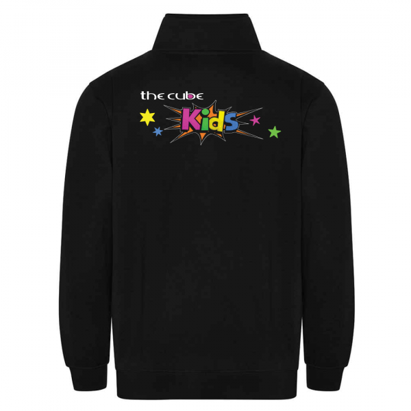 RX305 The Cube Kidz Pro 1/4 Neck Zip Sweatshirt - Image 2