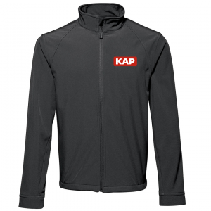 TS012 KAP Black Softshell Jacket
