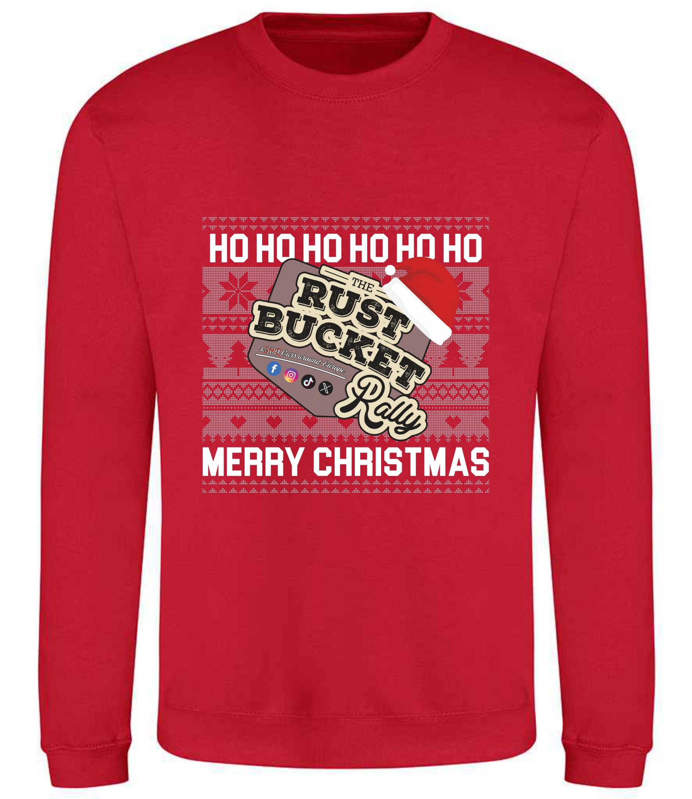 Rust Bucket Rally - Christmas Jumper - Red