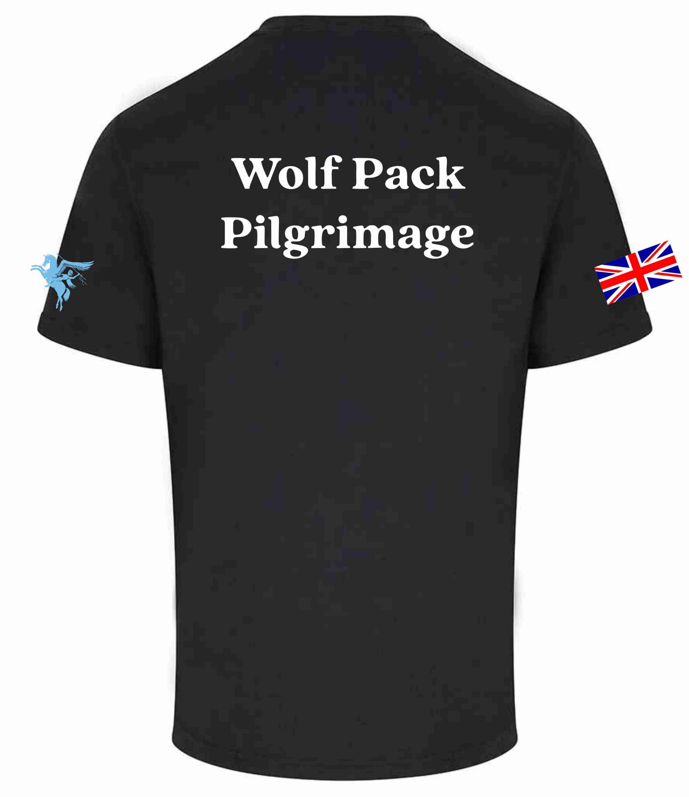 Wolf Pack T-Shirt - Black - Image 2